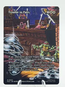 Trouble In Pairs (Borderless) - Teenage Mutant Ninja Turtles MTG - Image 1