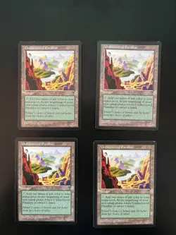 X 4 - MTG - Undiscovered Paradise - Visions - see picts for condition - #2 - Image 1