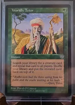 Worldly Tutor Mirage MTG Regular Near Mint - Image 3