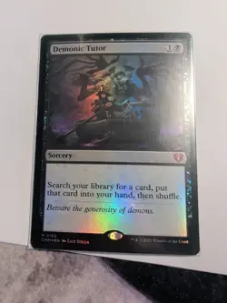 Demonic Tutor Commander Masters Foil - Image 1