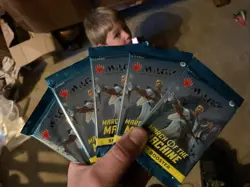 Magic the Gathering March of the Machine Set Booster- 5 x Sealed Pack - Image 1