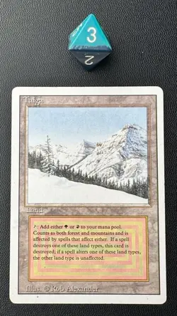 MTG Taiga Revised English Lightly Played - Image 1