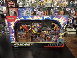 Pokemon TCG Mega Lucario ex Premium Figure Collection Box Factory Sealed In Hand - Image 1