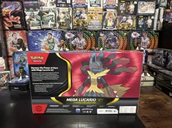 Pokemon TCG Mega Lucario ex Premium Figure Collection Box Factory Sealed In Hand - Image 2