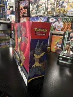 Pokemon TCG Mega Lucario ex Premium Figure Collection Box Factory Sealed In Hand - Image 3