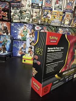 Pokemon TCG Mega Lucario ex Premium Figure Collection Box Factory Sealed In Hand - Image 4