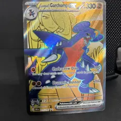 Pokemon TCG Cynthia's Garchomp EX 215/182 Destined Rivals Ultra Rare English - Image 3