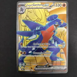 Pokemon TCG Cynthia's Garchomp EX 215/182 Destined Rivals Ultra Rare English - Image 4
