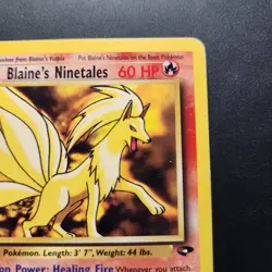 2000 Blaine's Ninetales 21/132 - Gym Challenge Non-Holo Rare - Pokemon TCG - LP - Image 2