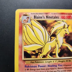 2000 Blaine's Ninetales 21/132 - Gym Challenge Non-Holo Rare - Pokemon TCG - LP - Image 5