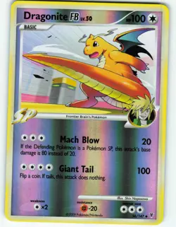 Dragonite FB - Reverse Holo - 56/147 Supreme Victors - Pokemon TCG - 2009 - Image 1