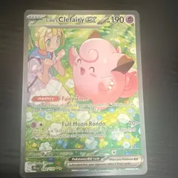 Pokemon Lillie's Clefairy EX 184/159 Special Illustration Rare Journey Together - Image 1