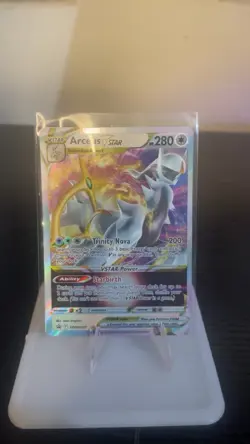 Pokemon TCG Arceus VSTAR SWSH307 Sword & Shield Black Star Promo Card - Image 1