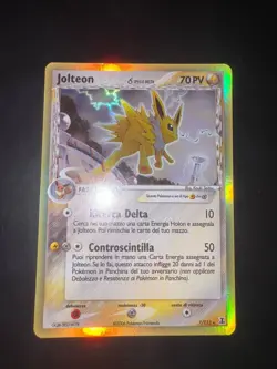 BGS 8 Carta Pokemon JOLTEON ex Specie delta 7/113 ITA Condizione NEAR MINT - Image 2