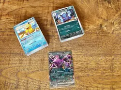 Pokemon Tcg Destined Rivals Team Rocket’s Nidoking EX + Bulk Of Destined Rivals - Image 1