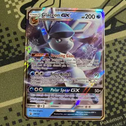 Glaceon GX SM147 Lightly Played Black Star Promo Near Mint Pokemon TCGSM 147 - Image 1