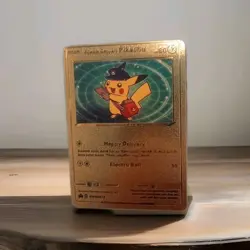 Special Delivery Pikachu Gold Foil Pokemon Card Promo SWSH074 - Image 1