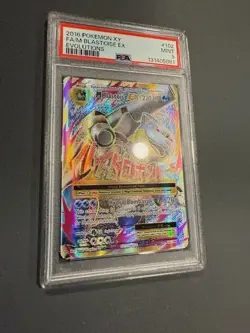 Pokemon M Blastoise EX Full Art 102/108 XY Evolutions #102 Mega MINT PSA 9 - Image 2