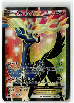 Xerneas EX ⭐ 146/146 Holo Rare Ultra XY 2014 Pokemon NM - Image 1