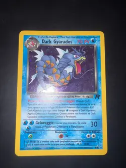 Carta Pokemon Dark Gyarados Holo Team Rocket 8/82 ITA Condizione EXCELLENT+ - Image 1