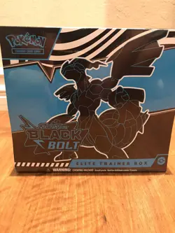 POKEMON Scarlet & Violet Black Bolt Elite Trainer Box SEALED - Image 1