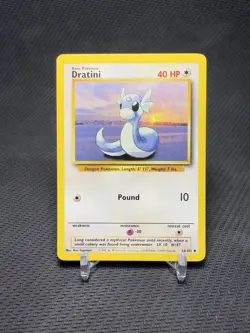 1999 Pokemon TCG - Dratini - 26/102 - Base Set Uncommon Regular - Image 1