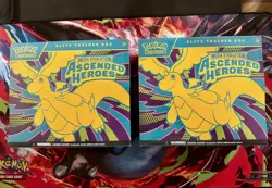 Lot of 2 Pokemon Ascended Heroes ETBs Elite Trainer Box ME New/Sealed - In Hand - Image 1