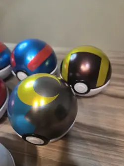 Empty Pokemon TCG Collector Poke Ball Tin Lot Of 6 Moon Great Ultra Premier - Image 4