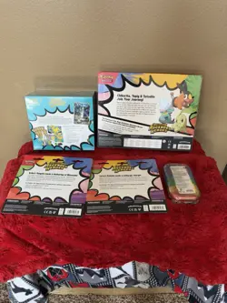 Ascended Hero’s Pokemon Lot, 1 ETB, 2 Blister Packs, 1 Mini Tin, 1 Pin Collectio - Image 2