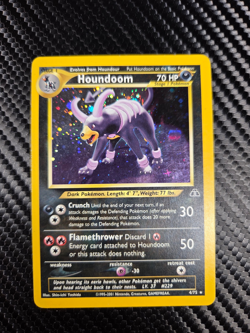 Pokemon TCG Houndoom 4/75 Neo Discovery Holo Rare Unlimited LP - Image 1