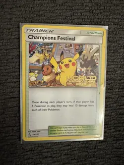 Pokemon Champions Festival SM231 2019 World Championships PSA 7 - Image 1