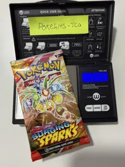 (HEAVY)🔥 22.59 Pokemon TCG Surging Sparks Booster Pack Factory Sealed✅ - Image 1