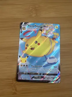 POKEMON CELEBRATIONS FLYING PIKACHU VMAX 007/025 ULTRA RARE FULL ART - Image 1
