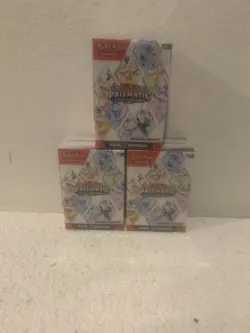POKEMON TCG PRISMATIC EVOLUTIONS BOOSTER BUNDLE LOT(3) Sealed Fast FREE ✈ 🔥 - Image 1
