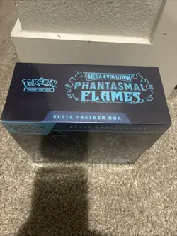 Pokemon TCG: Mega Evolution Phantasmal Flames Elite Trainer Box Factory Sealed - Image 2