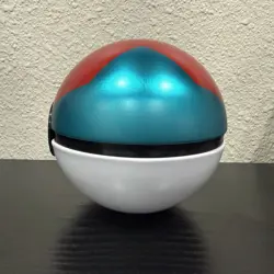 Pokemon TCG Lure Ball Pokeball Tin EMPTY for Display Storage & Cosplay Costume - Image 2