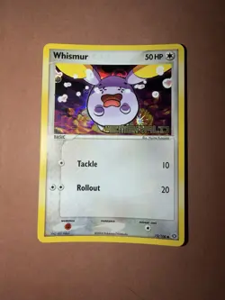 Pokemon Whismur 73/106 EX Emerald Reverse Holo Stamped LP/NM - Image 1