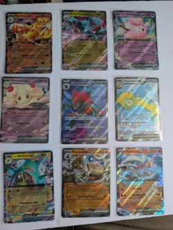 Pokemon TCG Journey Together EX Lot (9) - All NM, includes a stamped promo - Image 1