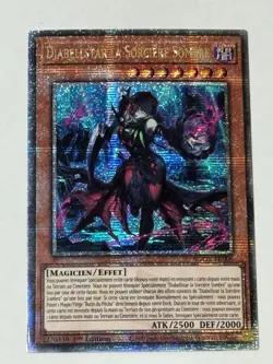 FRENCH Diabellstar the Black Witch (Quarter Century Secret Rare) AGOV-FR006 #1 - Image 2