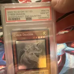 Yu-Gi-Oh! Cyber Dragon Ghost Rare GFP2-EN178 Ghosts from the Past 1st Ed PSA 10 - Image 4