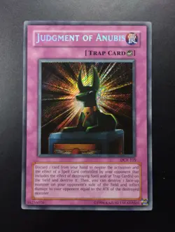YUGIOH 2003 | JUDGMENT OF ANUBIS | DCR-105 | NA OLD PRINT | EXCELLENT - NM - Image 1