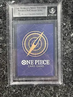 Monkey.D.Luffy (Alternate Art) P-001 One Piece Promotion Cards Foil BGS 9 - Image 2