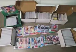 One Piece Tcg Card Lot including foils - C, UC, R, SR - ~9lb Box of Cards - Image 1