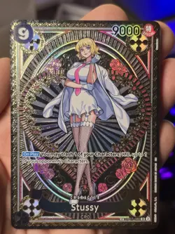 One Piece CCG TCG Stussy OP07-085 SP Special (Alt Art) English - Image 1