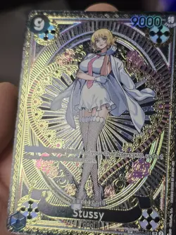One Piece CCG TCG Stussy OP07-085 SP Special (Alt Art) English - Image 4