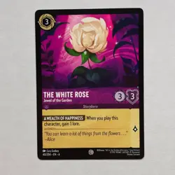 The White Rose 40/204 Disney Lorcana Azurite Sea Regular Common Card NM - Image 1