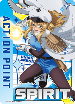 SPIRIT UA24BT/SHY-1-AP08 SHY Action point Union Arena Card Japan /B3 - Image 1