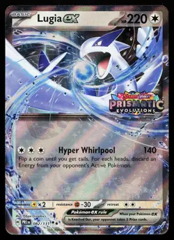 Lugia ex 082/131 Holo Stamped Prismatic Evolutions Promo Pokemon Card - Image 1