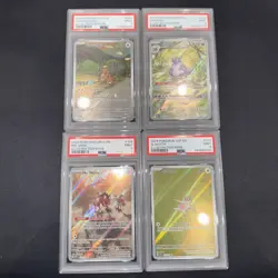 lot of 4 GRADED pokemon Cards All PSA 9 - Image 1