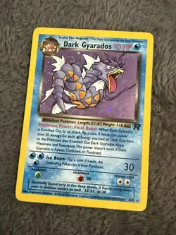 Pokemon TCG | Dark Gyarados 8/82 | Team Rocket | Holo Rare | WOTC card - Image 1